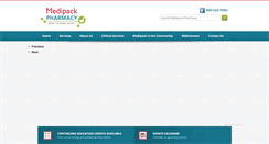 Desktop Screenshot of medipackpharmacy.com